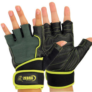 Guantes de gimnasio personalizados con muñequeras, servicio OEM al por mayor, guantes de entrenamiento para hombres y mujeres, uso de fitness - Product Image 4