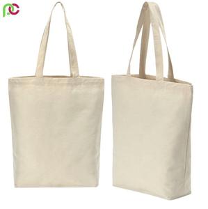 Bolso grande de lona con logotipo personalizado para mujer, bolsa de compras de algodón, de lona en blanco, envío rápido - Product Image 3