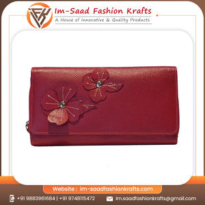 Monedero Largo de Cuero Genuino para Mujer, Popular, Fácil de Usar, Elegante, con Múltiples Compartimentos, Impermeable - Product Image 5