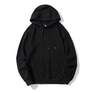 เสื้อมีฮู้ดสำหรับผู้ชายผ้าฝ้ายคอมบ์มีฮู้ดแบบสวมศีรษะระบบ GSM 350สเวตเชิ้ตผ้าฟลีซแบบทอซับในสำหรับ100% ขายส่ง