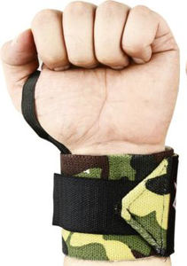 ห่อข้อมือสำหรับยกน้ำหนัก Powerlifting กีฬาป้องกันข้อมือสำหรับฟิตเนส - Product Image 5