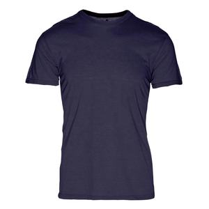 Camiseta de Punto Personalizada, Transpirable, Ecológica, Antiarrugas, de Algodón y Fibra de Bambú, Talla Grande, para Hombre y Mujer, Primavera, Blanca Lisa, Informal - Product Image 4