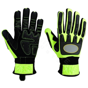 Gants de travail de mécanicien de la meilleure qualité en cuir synthétique ignifuge et anti-coupure pour la construction industrielle - Product Image 2