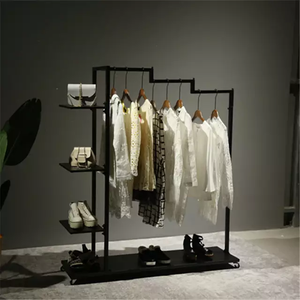 ชั้นวางผ้าเหล็กแบบเสาเดี่ยวสำหรับใช้ในห้องนั่งเล่นดีไซน์อเนกประสงค์สำหรับใช้ในครัวเรือนสมัยใหม่ - Product Image 4