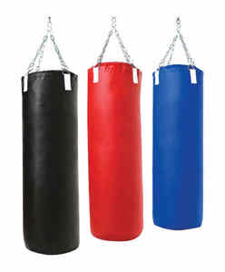 Saco de boxeo de cuero Artificial Rosa MMA, punzonadora de cuero de la mejor calidad - Product Image 4