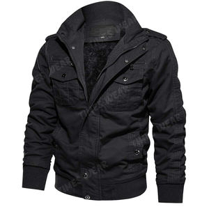 Customized Winter Casual Thicken Multi-Pocket <b>Field</b> <b>Jacket</b> Outwear Cargo <b>Jackets</b> Coat - Product Image 4
