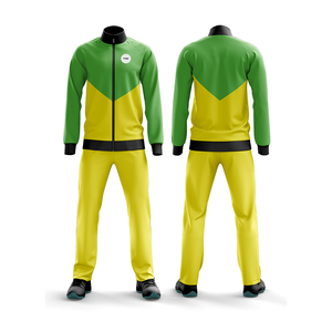 Blue and Yellow Custom Tracksuit Kit for <b>Men</b> and Women <b>Set</b> of Tracksuit <b>Shirt</b> and Pant with Your Own Design and logo - Product Image 2