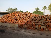 Charbon de bois activé du Vietnam pour barbecue, issue de bois dur, avec lève-bûches, durée de combustion de 5-6 heures, diamètre de 5-15 cm, 7900 calories, 3% de cendres