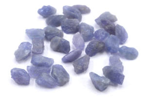 10 Uds. Piedra natal de diciembre, tanzanita de cristal azul sin tratar de alta calidad, 12-14MM, piedras preciosas sueltas violetas naturales crudas para joyería - Product Image 3