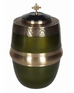 URNA DE CREMACIÓN DE METAL CRUZ CATÓLICA URNA DE CENIZAS FUNERÁTICAS DE METAL PARA ADULTOS PÁJARO DE MAR URNA DE CREMACIÓN EUROPEA - Product Image 4