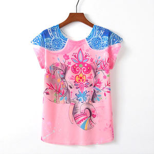 Camiseta informal con estampado para mujer, camiseta de manga corta de verano, Camiseta básica lisa, camiseta estampada - Product Image 4
