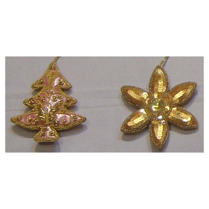 ดอกไม้ประดับต้นคริสต์มาสและเครื่องประดับแขวนรูปต้นไม้ - Product Image 1