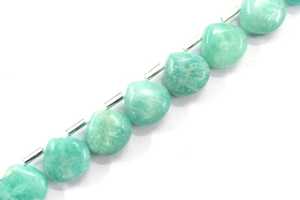 Natural Amazonite Gemstone 16 Pieces Smooth Heart Shape Briolette Beads for DIY Bracelet Necklace Jewelry Making - Product Image 6