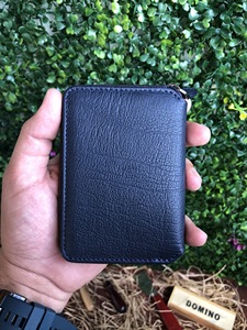 Cartera minimalista de cuero genuino para hombre, billetera de piel auténtica, 2023 - Product Image 4