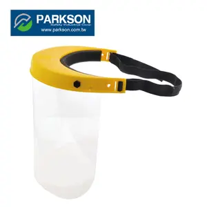 PARKSON SAFETY Taiwan Economic PE Shell Elastic Band Clear Face Shield Protection PC Visor CE EN166 FS-802