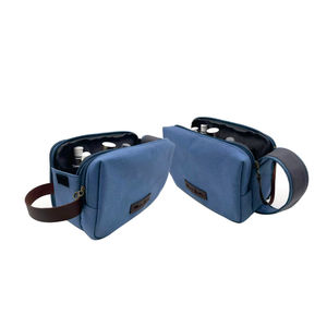 Customizable Double Zipper Toiletry <b>Bag</b> <b>for</b> <b>Men</b> PU Leather Cosmetic <b>Bag</b> Shaving <b>Bag</b> Toiletries Organizer Kit <b>for</b> Travel - Product Image 5