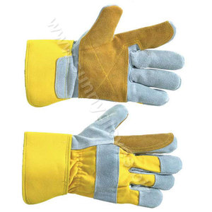 707โปรโมชั่นอุตสาหกรรมทำงานถุงมือหนังคู่เสริมปาล์ม - Product Image 6