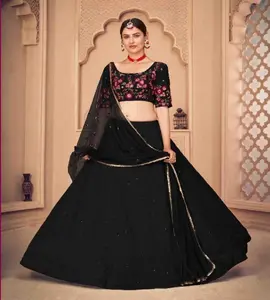 This Festive Season with Beautiful Sequence Lehenga Choli for Party/ Sangeet/ Wedding Wear for Ladies and Girls