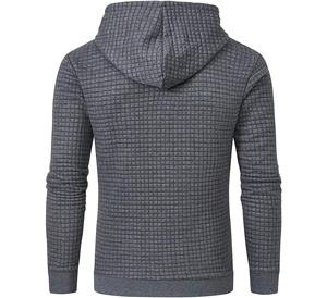 Sudaderas con capucha de lana de algodón con logotipo personalizado para hombre con estampado bordado Sudaderas de invierno personalizadas en blanco sublimadas - Product Image 6