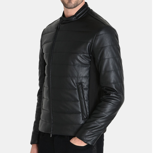 Blouson d'hiver rembourré pour hommes, avec logo personnalisé, à la mode - Product Image 1