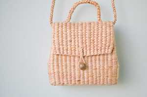 Natural <b>Straw</b> Crossbody <b>Bag</b> - Product Image 3