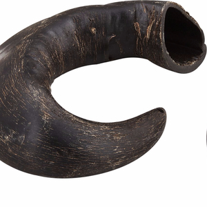 Cuerno de búhos para comida de mascotas, bocina Natural con tu logotipo de negocios - Product Image 1