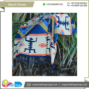 Produit de plage de qualité supérieure vente énorme sur une bonne qualité Design élégant vêtements de plage personnalisés 100% coton femmes plage paréos sarongs - Product Image 2