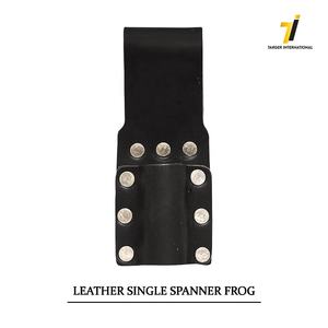 Ceinture à outils en cuir véritable de vache, jeu de ceintures noir brillant, vintage - Product Image 6