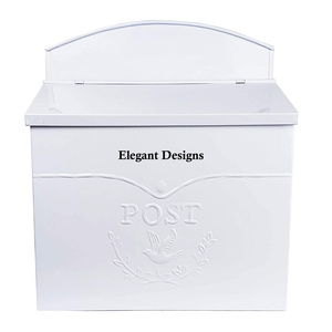 Boîte aux lettres murale de forme rectangulaire, boîte aux lettres Vintage faite à la main, écologique, abordable, luxe, vente en gros, meilleure boîte aux lettres en métal - Product Image 2