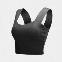 Soutien-gorge de sport respirant grande taille pour yoga et entraînement, anti-choc, court, extensible dans les quatre sens, en Spandex/Polyester, toutes saisons, vente en gros