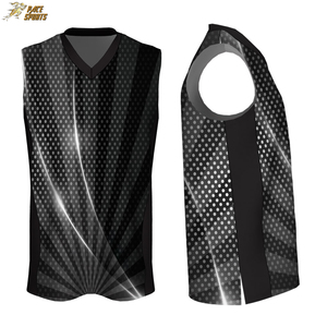 Maillot de basket-ball unisexe personnalisable, respirant, grande taille, séchage rapide pour l'été, équipe, club, design par sublimation - Product Image 5