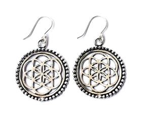 Vintage Bohemian Style <b>Drop</b> Dangle <b>Earrings</b> <b>Silver</b> Plated Jewelry for Women - Product Image 2