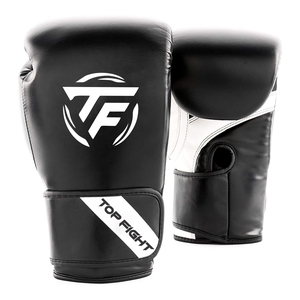 Venta al por mayor de alta calidad negro 12oz guantes de boxeo adulto profesional con cordones logotipo personalizado guantes de boxeo - Product Image 2