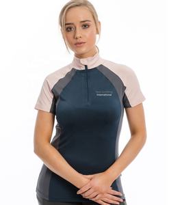 Camisa de competición ecuestre para mujer, ropa ecuestre, camisa de competición personalizada OEM, camisa de equitación para mujer am561 - Product Image 1