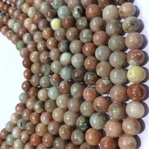 ลูกปัดพลอยโรโดไนท์สีเหลืองธรรมชาติสี100% 10-11มม. เครื่องประดับ DIY หลากสีน้ำจืดทำให้เส้นที่มีค่าในการเพาะเลี้ยงหลวม" - Product Image 2