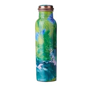 Botella de agua de cobre de alta calidad con el último diseño impreso Vasos de plástico de calidad para beneficios de salud de la India - Product Image 2