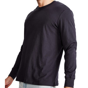 Camiseta de manga larga informal de algodón puro, estilo nuevo, hecha a medida por OEM para hombre, según el deseo y las necesidades del cliente. - Product Image 5