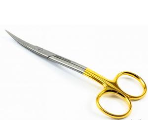 Ciseaux dentaires à double courbure en acier inoxydable de qualité industrielle Lagrange 5,5 pouces pour l'utilisation de la broderie - Instruments TC - Product Image 6