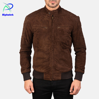 Veste en daim fin pour homme, col zippé, manteau d'hiver, vêtement d'extérieur, mode, chaud, coupe-vent, respirant, séchage rapide, réversible