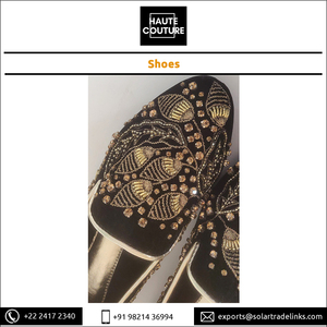 Custom Size Available Party Wear Handmade Hand Embroidered Moccasins Style Velvet Bullion Almonds Women's Ladies Shoes