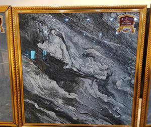 กระเบื้องพอร์ซเลนแกรนิตขัดเงาคุณภาพสูง ดีไซน์ทันสมัย ขนาด 800x800 มม. ป้องกันแบคทีเรีย กันลื่น ผลิตในเวียดนาม ขายส่ง - Product Image 5