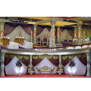 Mandap de mariage en cristal accrocheur, mandap de mariage en cristal de haute qualité à vendre, mandap/scène de cérémonie de mariage royale, Colorado - Product Image 1