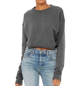 Sweat-shirt en coton bleu à col rond, coupe classique, tricoté, couleur unie, décontracté, unisexe, pour l'automne - Product Image 6
