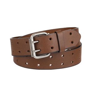 Cinturón Clásico de Cuero Vacuno para Adultos Unisex, Ajuste Delgado, Cómodo, Informal, Formal, Delgado, con Hebilla de Metal - Product Image 2