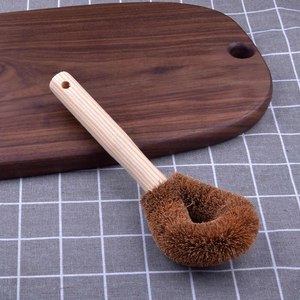 Eco Friendly Natural Biodegradable Compostable Coconut Fiber Bristles <b>Cleaning</b> Coir <b>Bottle</b> Brush - Product Image 6