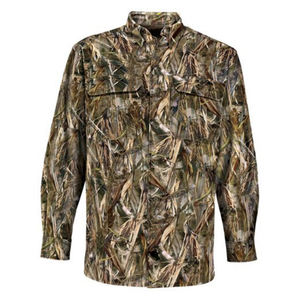 Camisa de Caza de Manga Larga Transpirable de Poliéster de Alto Rendimiento Personalizada al por Mayor para Hombre, Ropa de Caza - Product Image 1