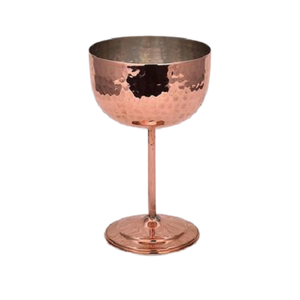 Taza de helado de acero inoxidable de diseño antiguo con base de cobre, taza de helado de forma redonda para uso en hoteles y restaurantes - Product Image 4