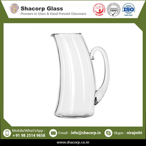 Top Quality Product Heavy Material Use Glass Water Pitcher At Wholesale Price - Product Image 4