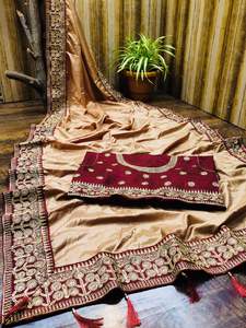 Chemisier Saree Prêt-à-porter Indien Sequence Work des Meilleurs Designers de Luxe Nouvelle Arrivée Vêtements Indiens et Pakistanais - Product Image 6