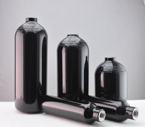 Tanque de aire pcp con válvula de encendido/apagado, cilindro de gas de paintball co2 de alta calidad de 1l - Product Image 3